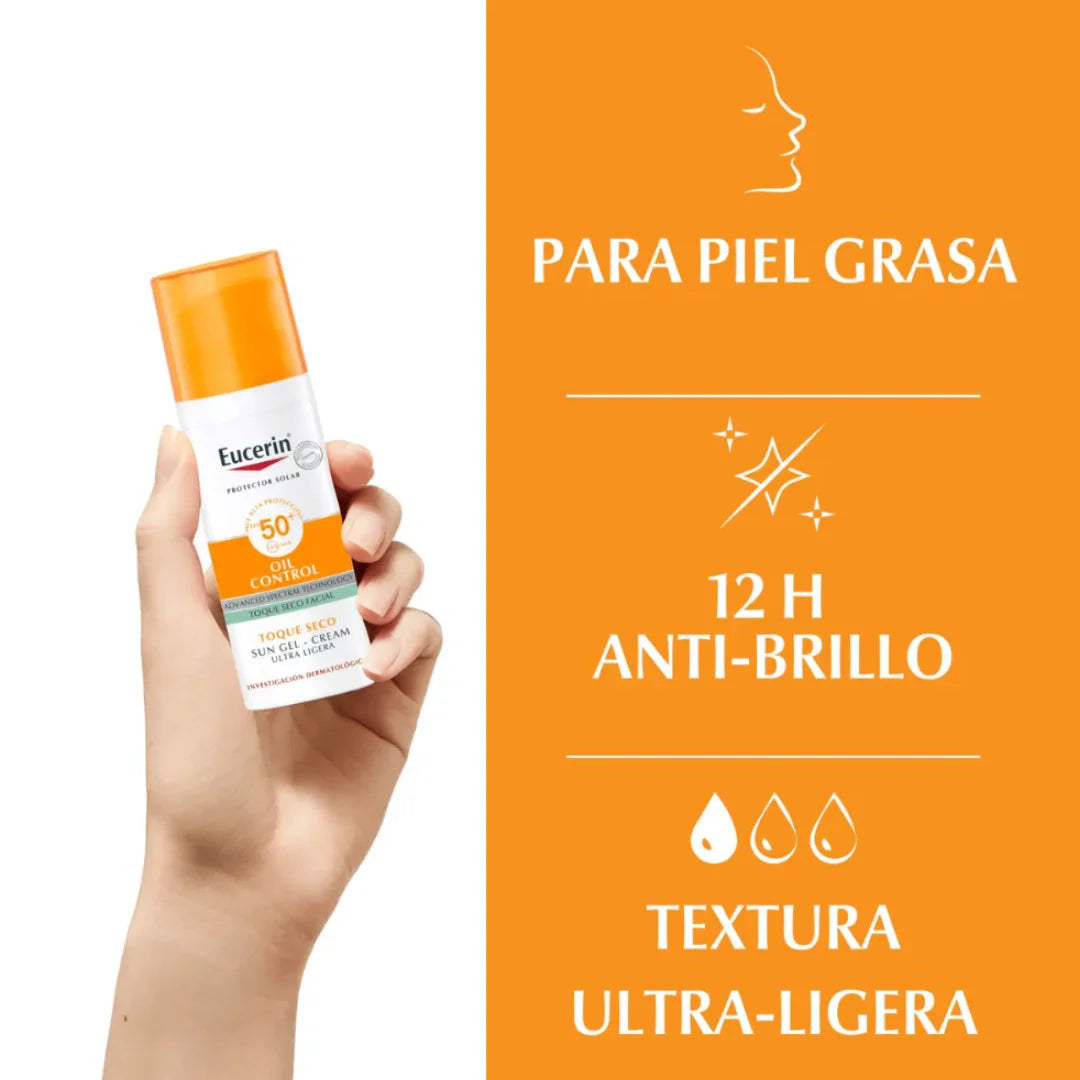 EUCERIN -  PROTECTOR SOLAR OIL CONTROL COLOR SPF50