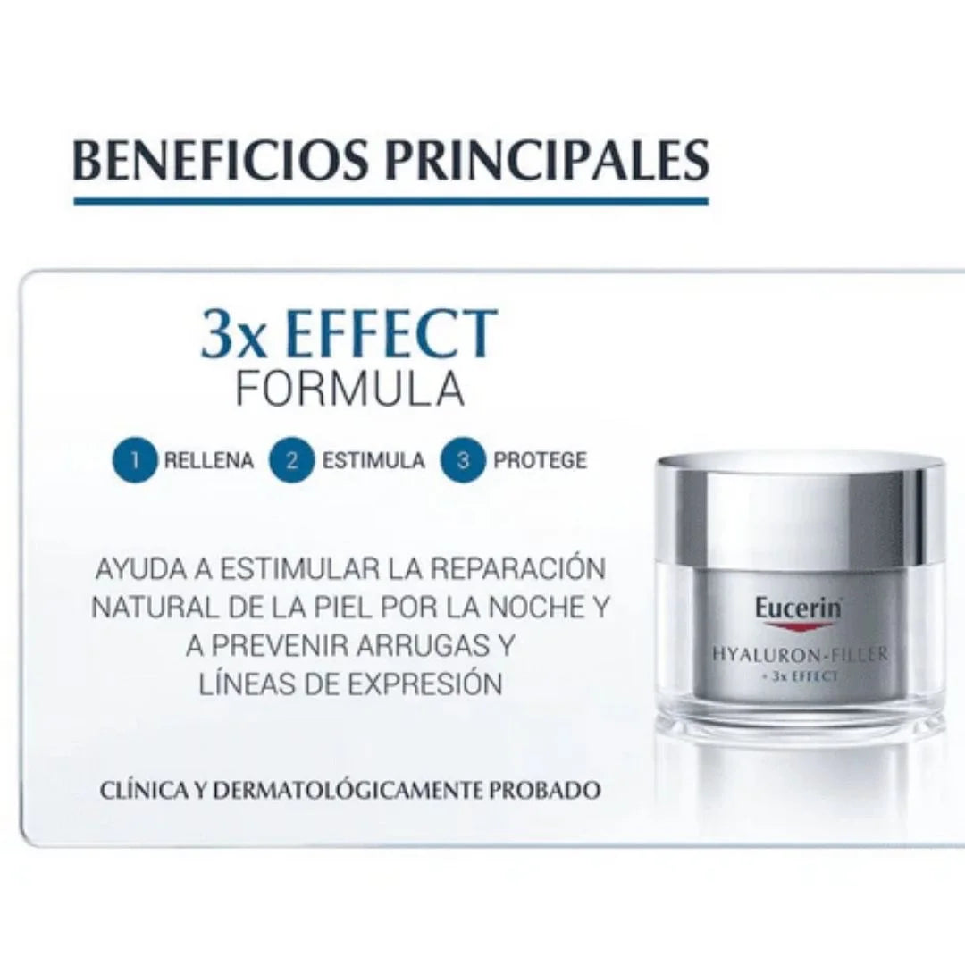 EUCERIN - HYALURON FILLER + 3X EFFECT CREMA FACIAL DE DÍA
