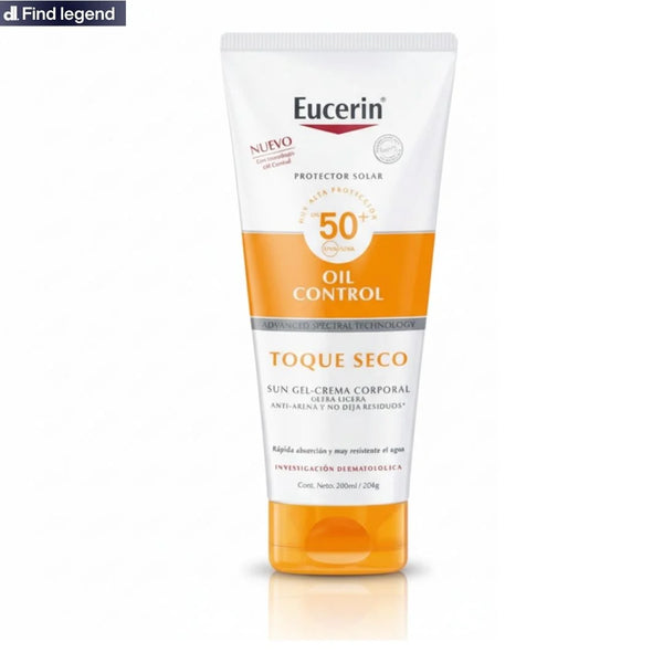EUCERIN - OIL CONTROL GEL - CREMA TOQUE SECO FPS50+ PROTECTOR SOLAR CORPORAL