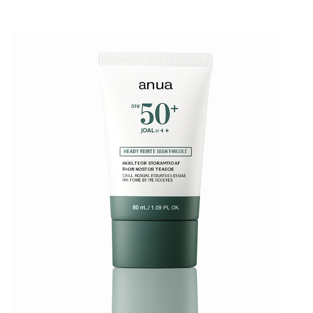 ANUA HEARTLEAF SILKY MOISTURE SUN CREAM SPF50+