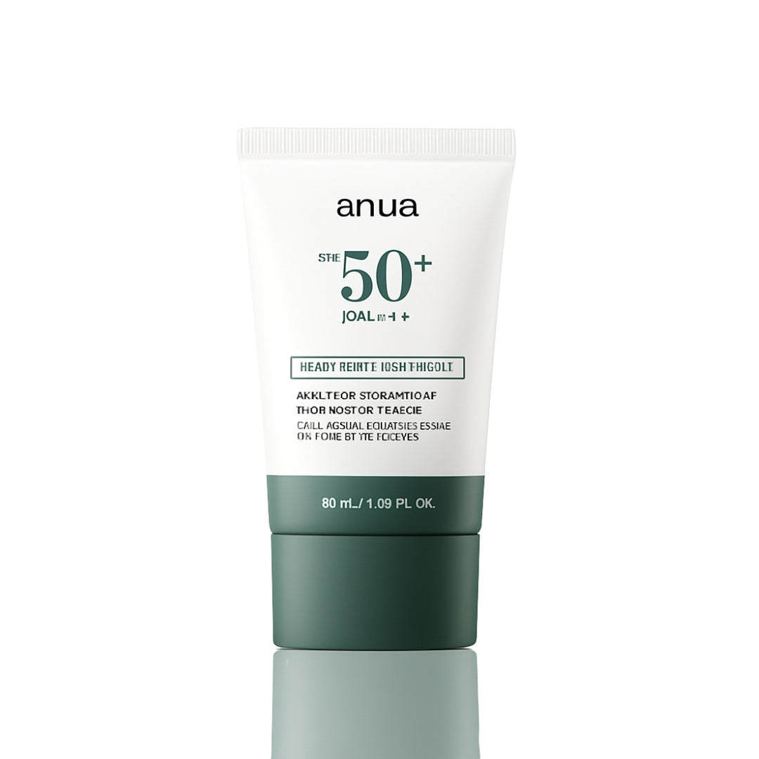ANUA HEARTLEAF SILKY MOISTURE SUN CREAM SPF50+