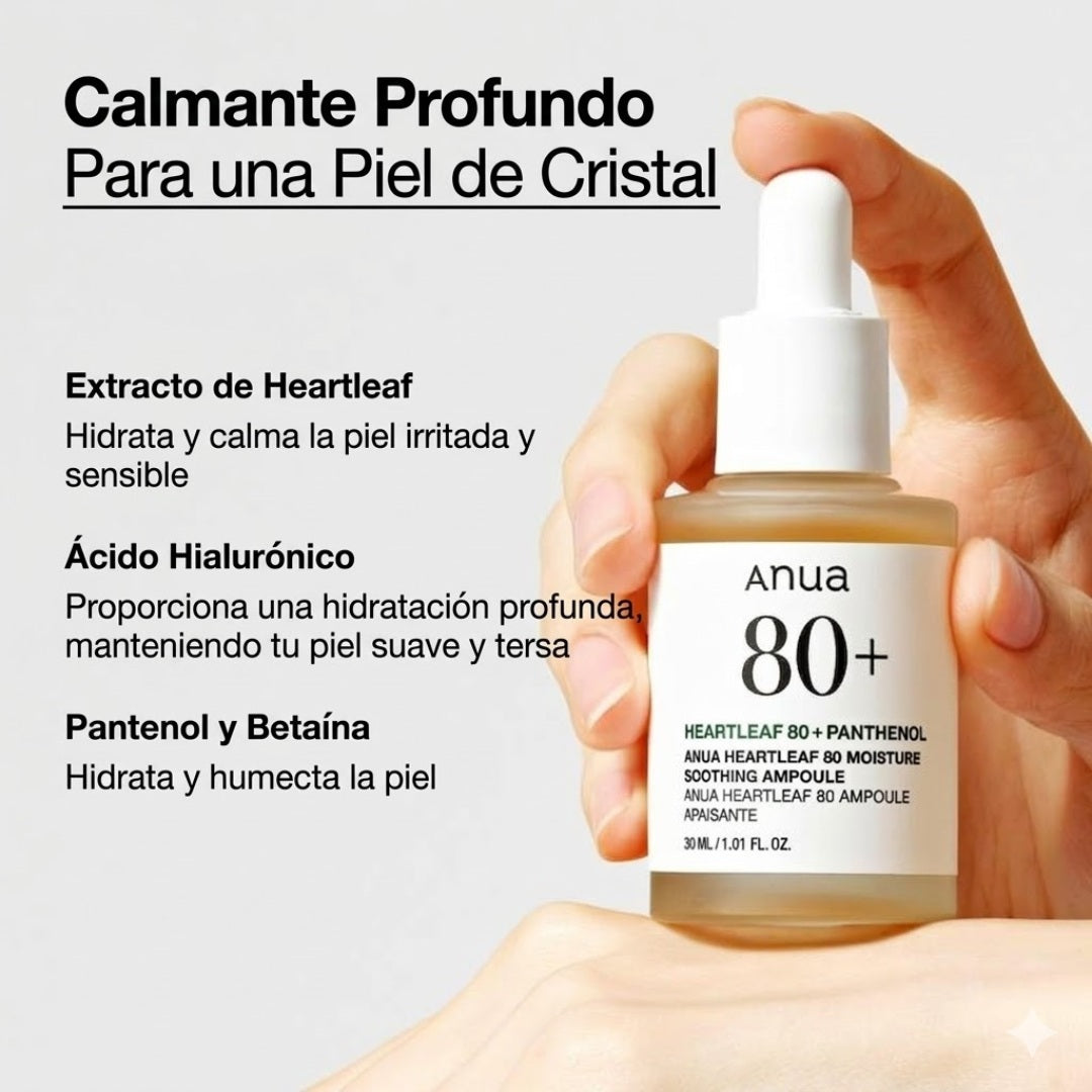ANUA - HEARTLEAF 80% MOISTURE SOOTHING AMPOULE