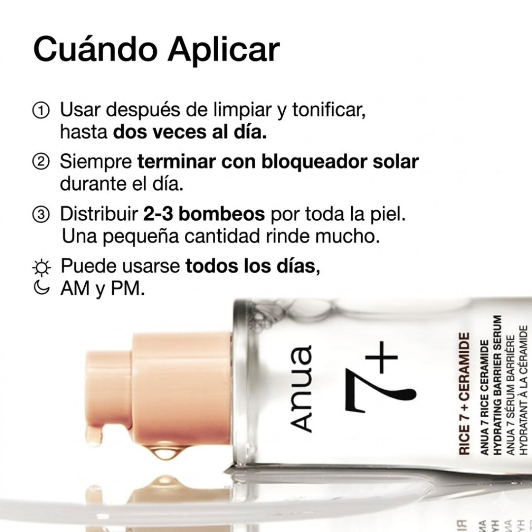 ANUA - RICE CERAMIDE HYDRATING BARRIER SERUM
