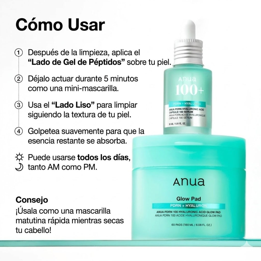 ANUA - PDRN 100 HYALURONIC ACID GLOW PAD