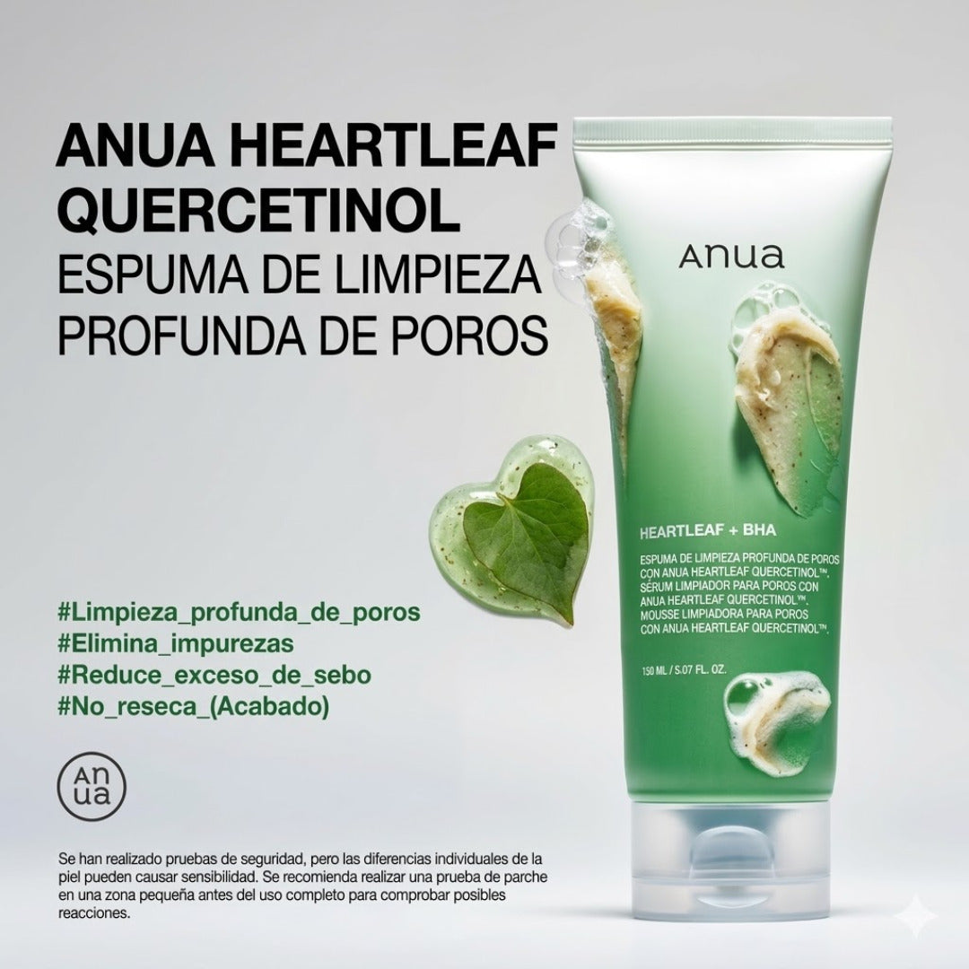 ANUA - HEARTLEAF QUERCETINOL PORE DEEP CLEANSING FOAM