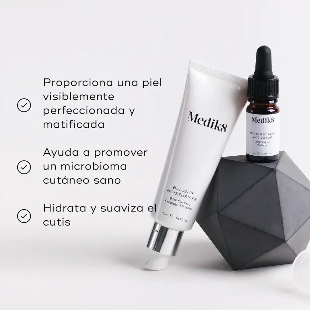 MEDIK8 - BALANCE MOISTURISER & GLYCOLIC ACID